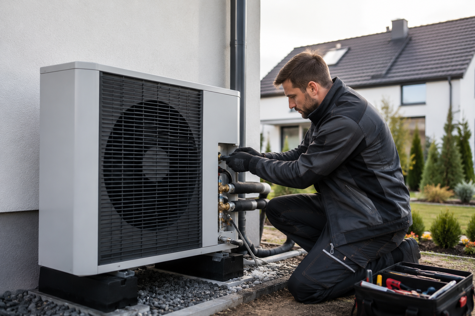 Wärmepumpen-Installation